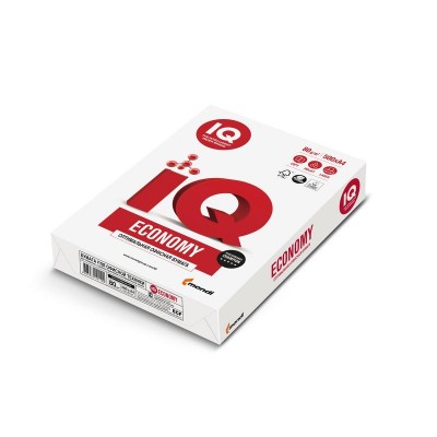 Купить Бумага для ОфТех IQ ECONOMY (A4,80г,146%CIE) пачка 500 листов